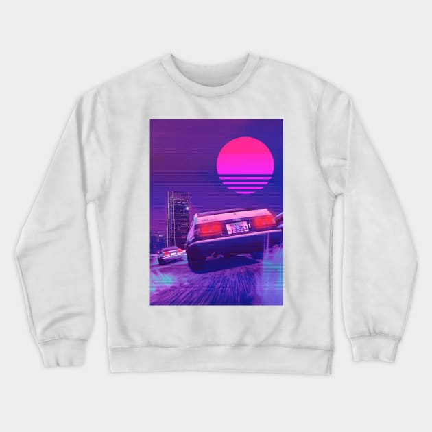 INITIAL D Crewneck Sweatshirt by mrcatguys